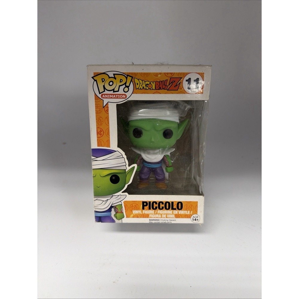 Funko Pop! Animation Dragon Ball Z Piccolo #11 Vinyl Figure sticker glue on box